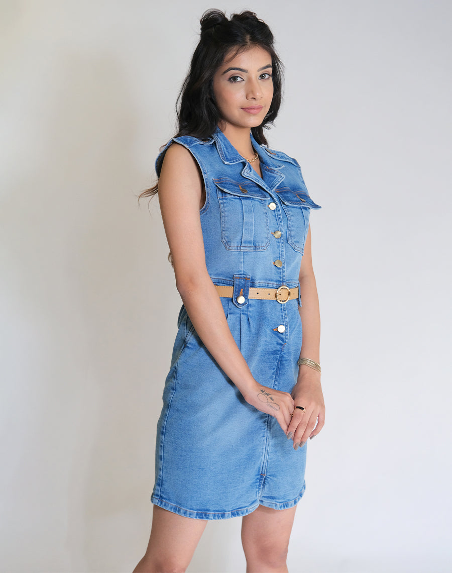 Denim Shirt Dress