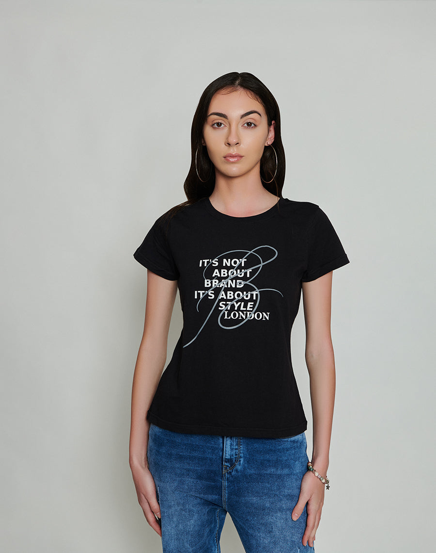 Quote Of The Day Black T-shirt