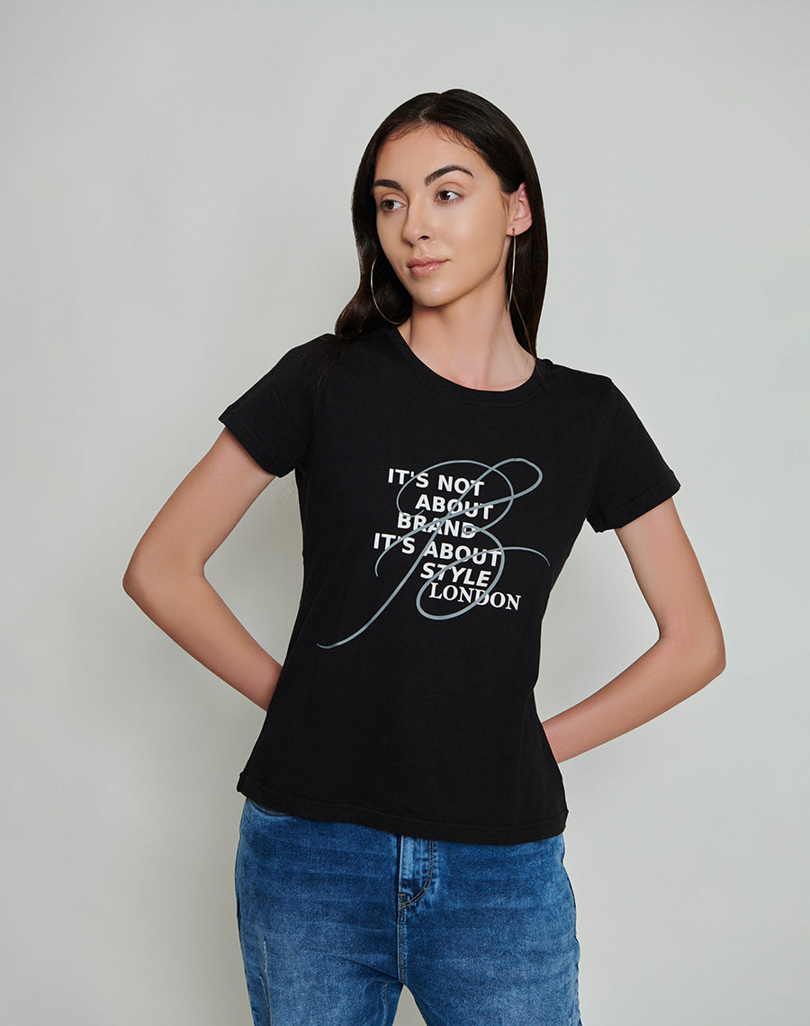 Quote Of The Day Black T-shirt