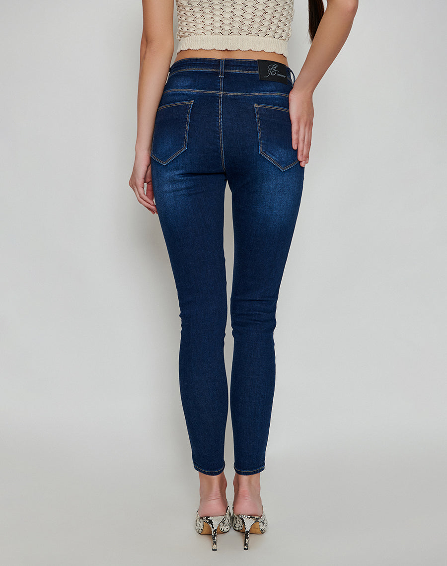 Millenial Dark Blue Skinny Fit Jeans