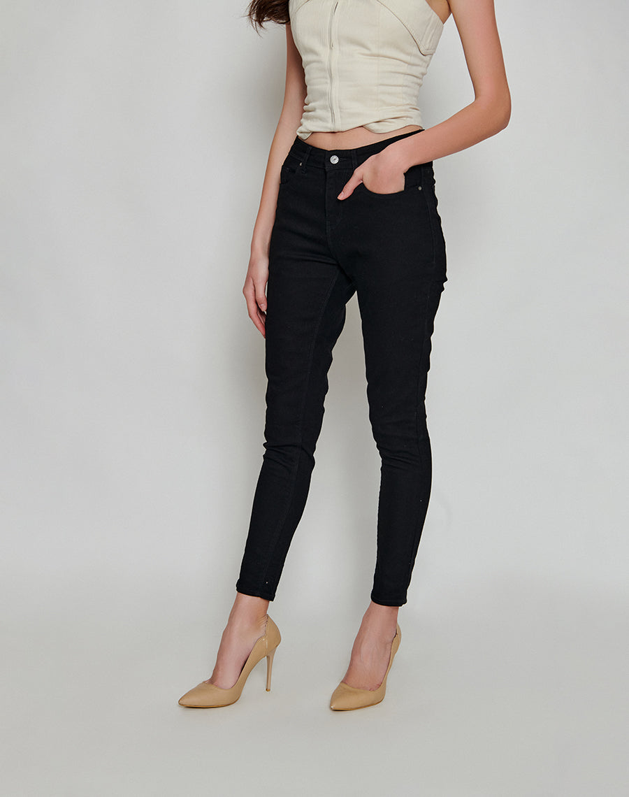 Millenial Black Skinny Fit Jeans